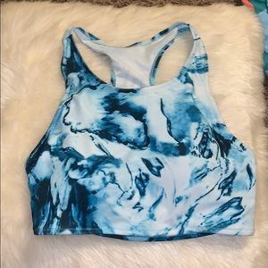 Water marble Bikini Top
